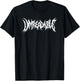 Unreadable. Death Metal, Extreme Black Metal Band Funny Rock T-Shirt - T-Shirt | Black