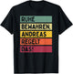 with German Text in Retro Colours [German Language], black T-Shirt - T-Shirt | Black
