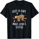 Just A Girl Who Loves Sloths Funny Sloth Gifts For Girls T-Shirt - T-Shirt | Black