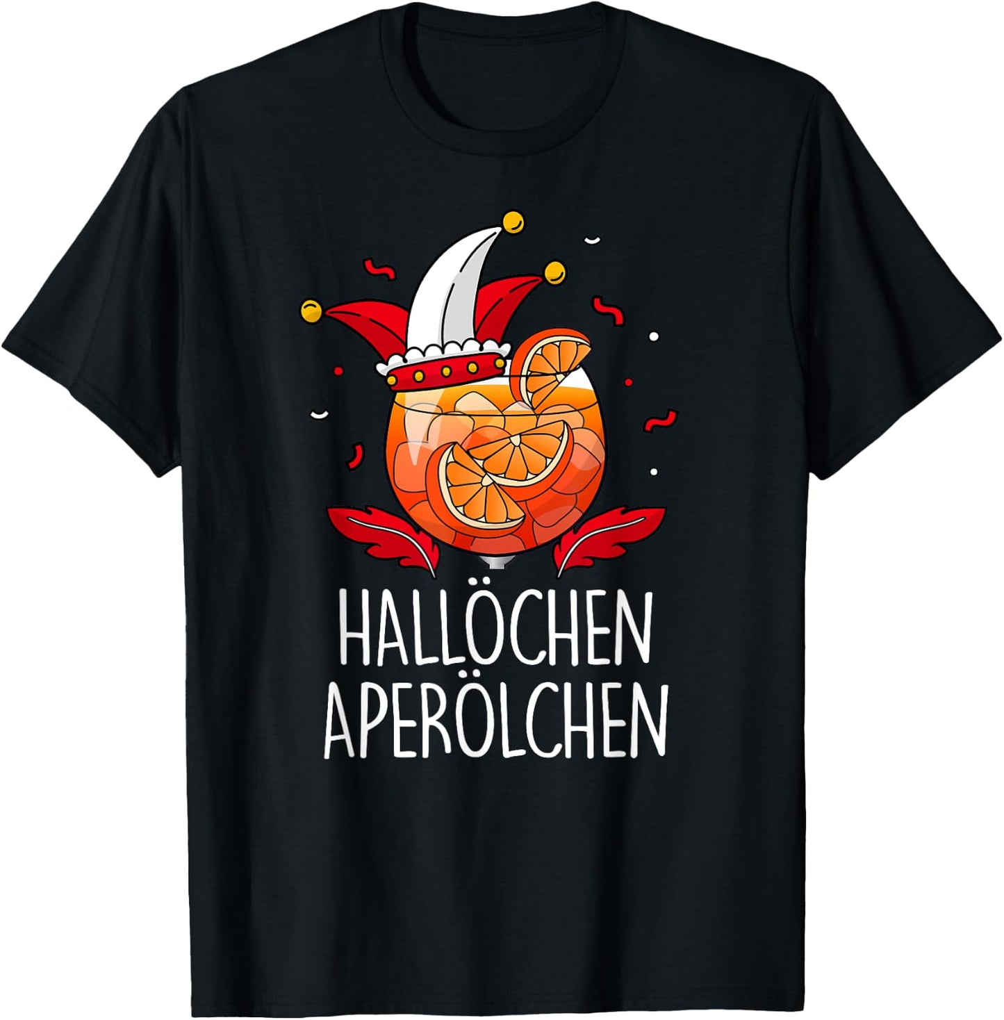 HALLÖCHEN APERÖLCHEN X Köln Carnival Fancy Dress Spray Costume , black T-Shirt - T-Shirt | Black