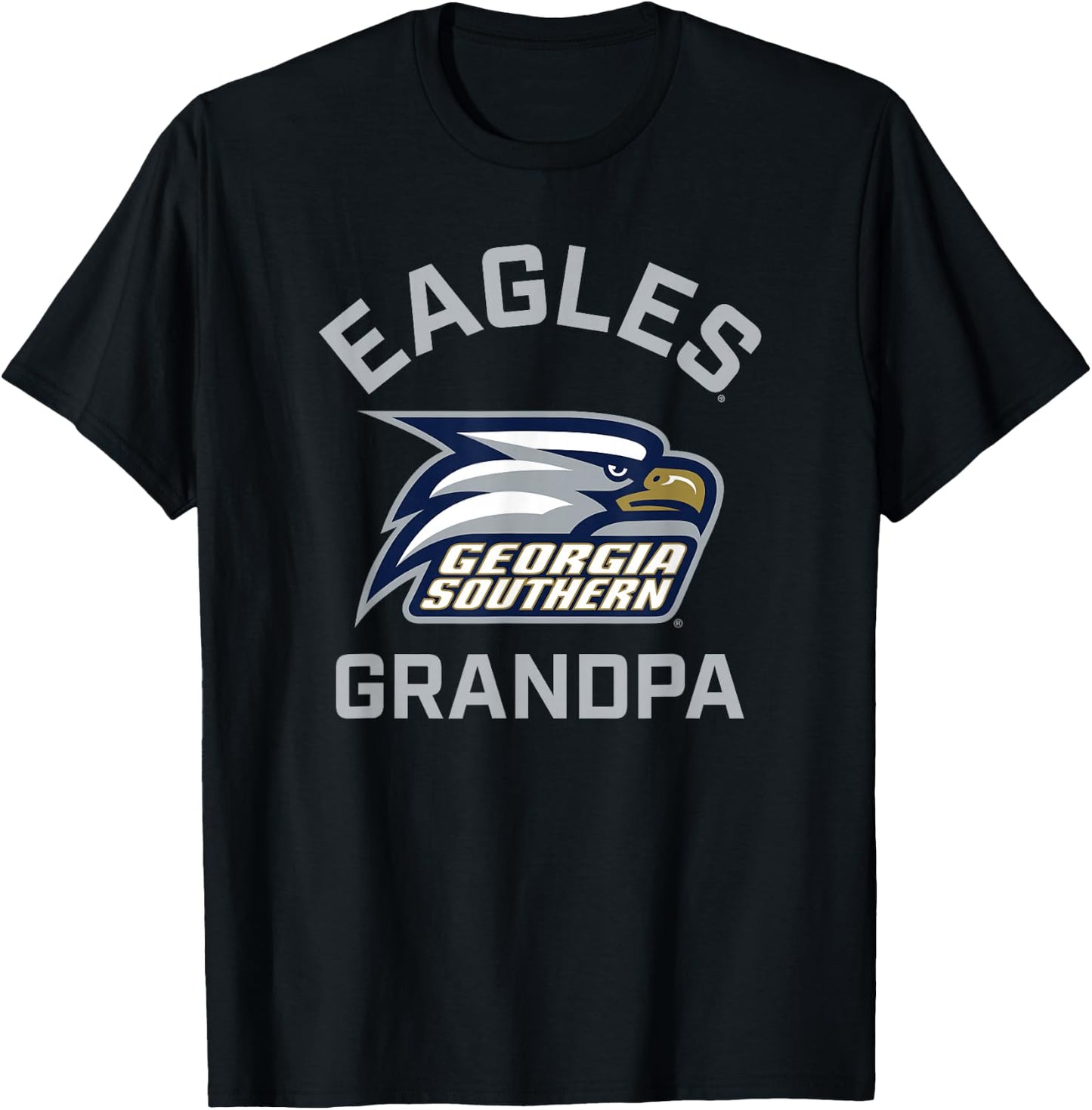 Georgia Southern University Eagles Arched Grandpa T-Shirt - T-Shirt | Black