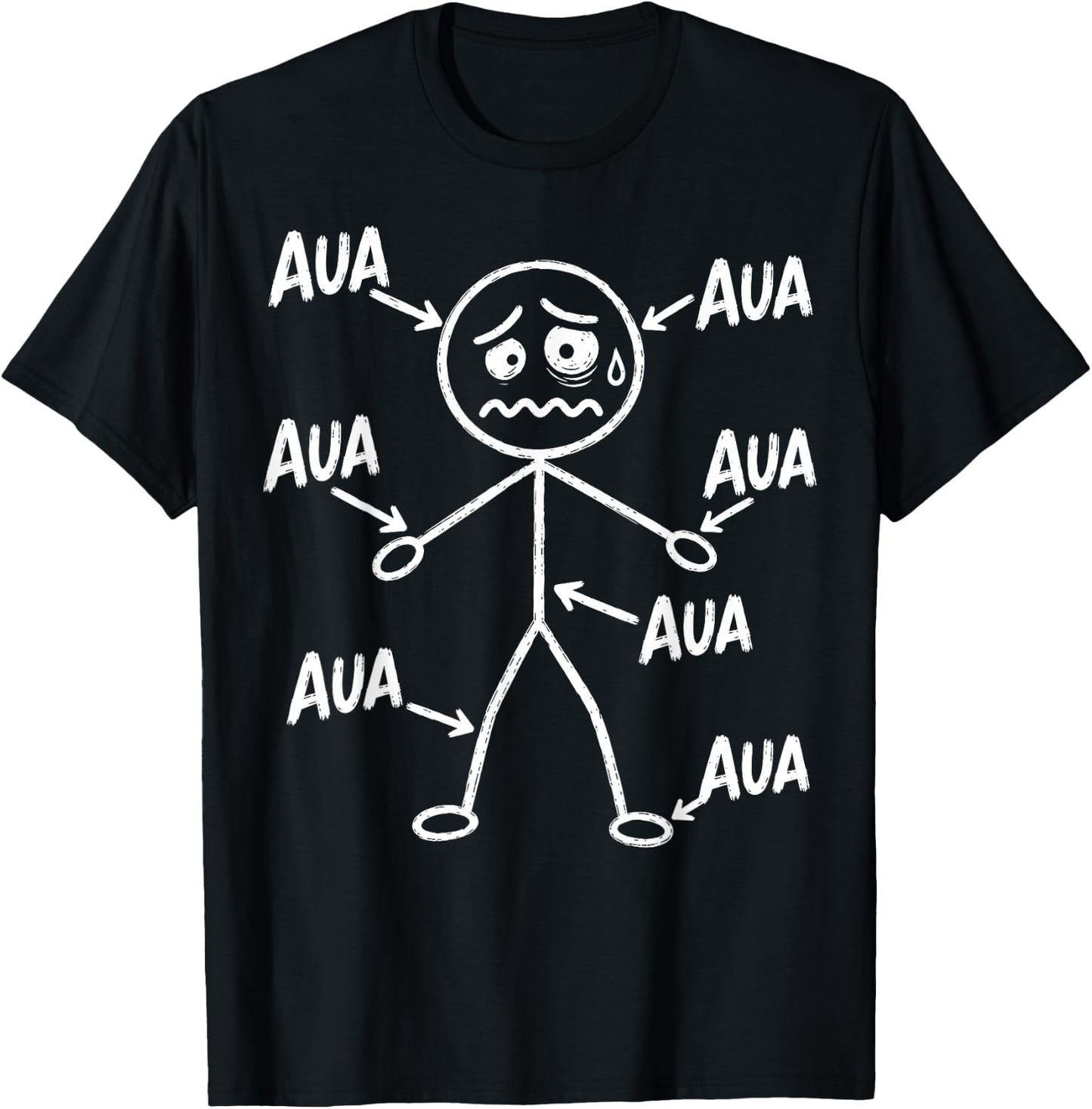 Aua Au Dem Alter entsprechen guter Zustand Lustig Geburtstag T-Shirt - T-Shirt | Black