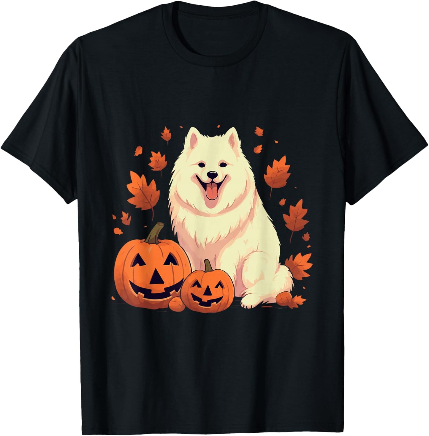Samoyed Halloween T-Shirt - T-Shirt | Black