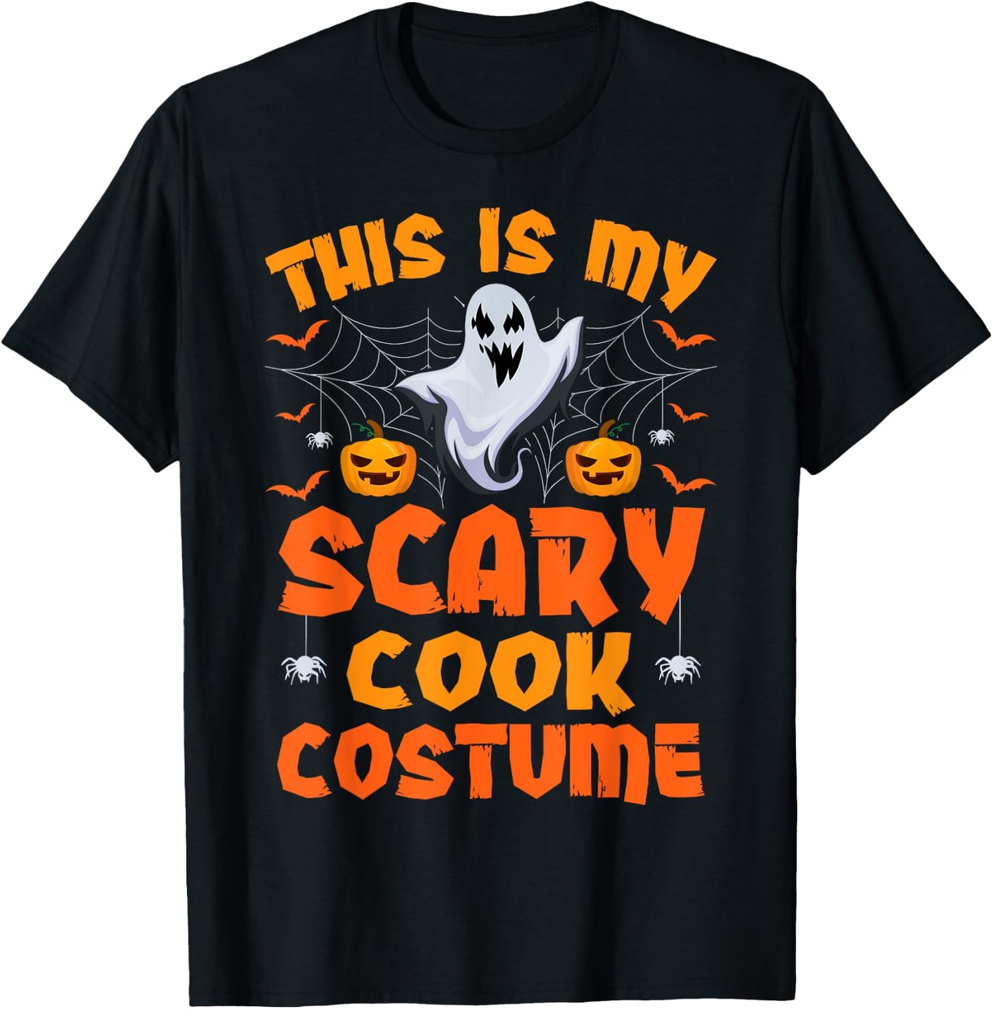 This Is My Scary Cook Costume Halloween T-Shirt - T-Shirt | Black