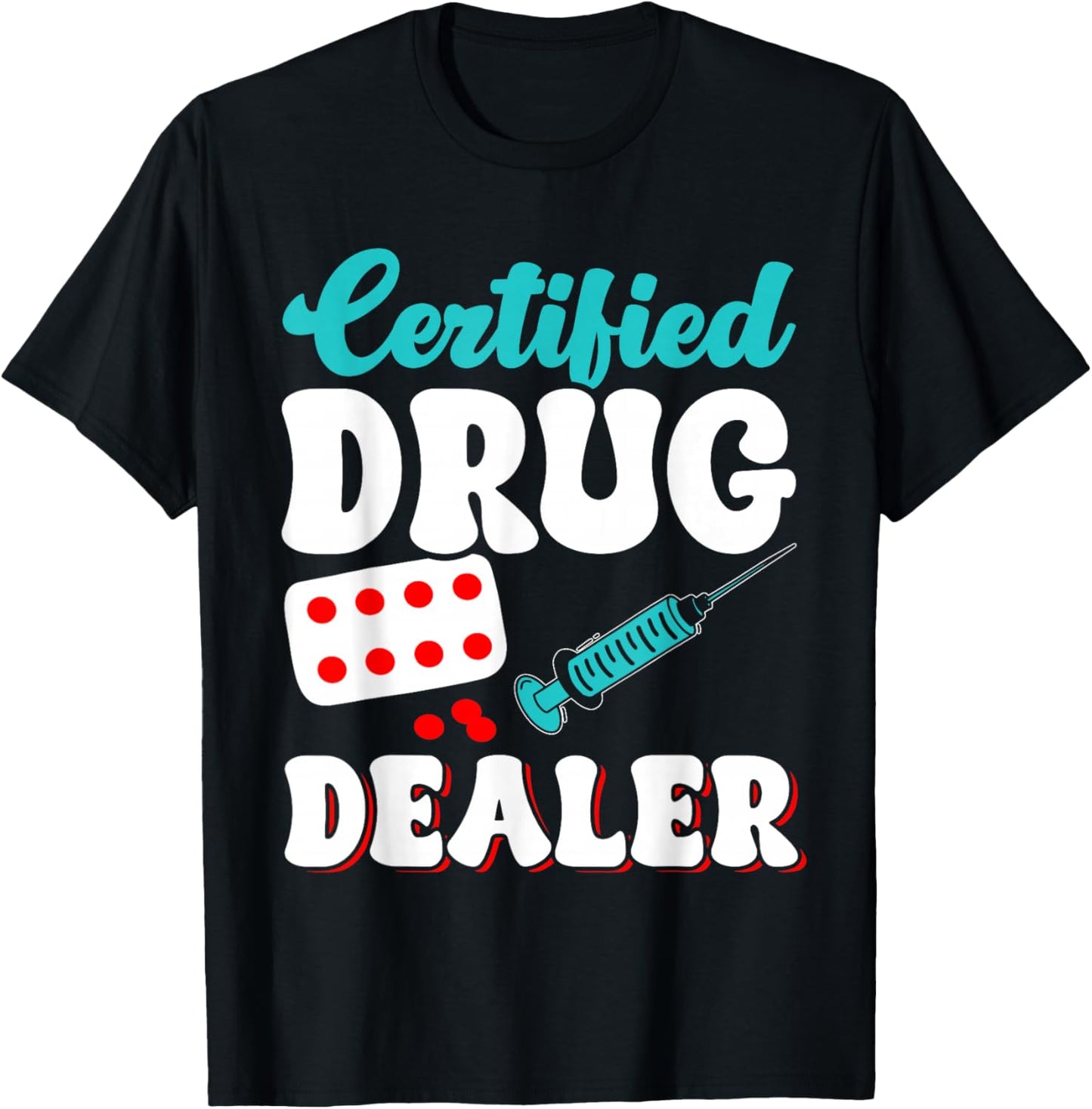 Medication Aide Med Aide T-Shirt - T-Shirt | Black