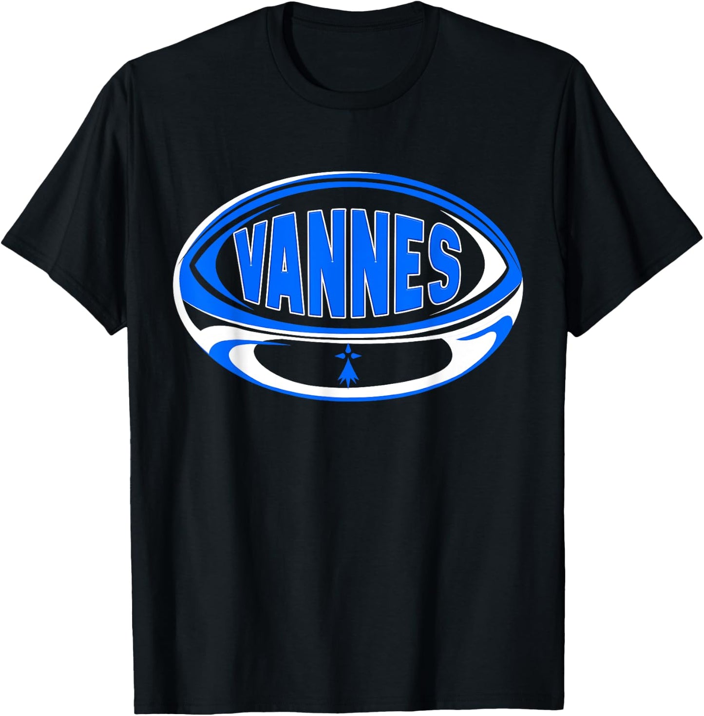 Rugby Valves Breizh Breizh Sport Supporter Man Woman , Black, S T-Shirt - T-Shirt | Black