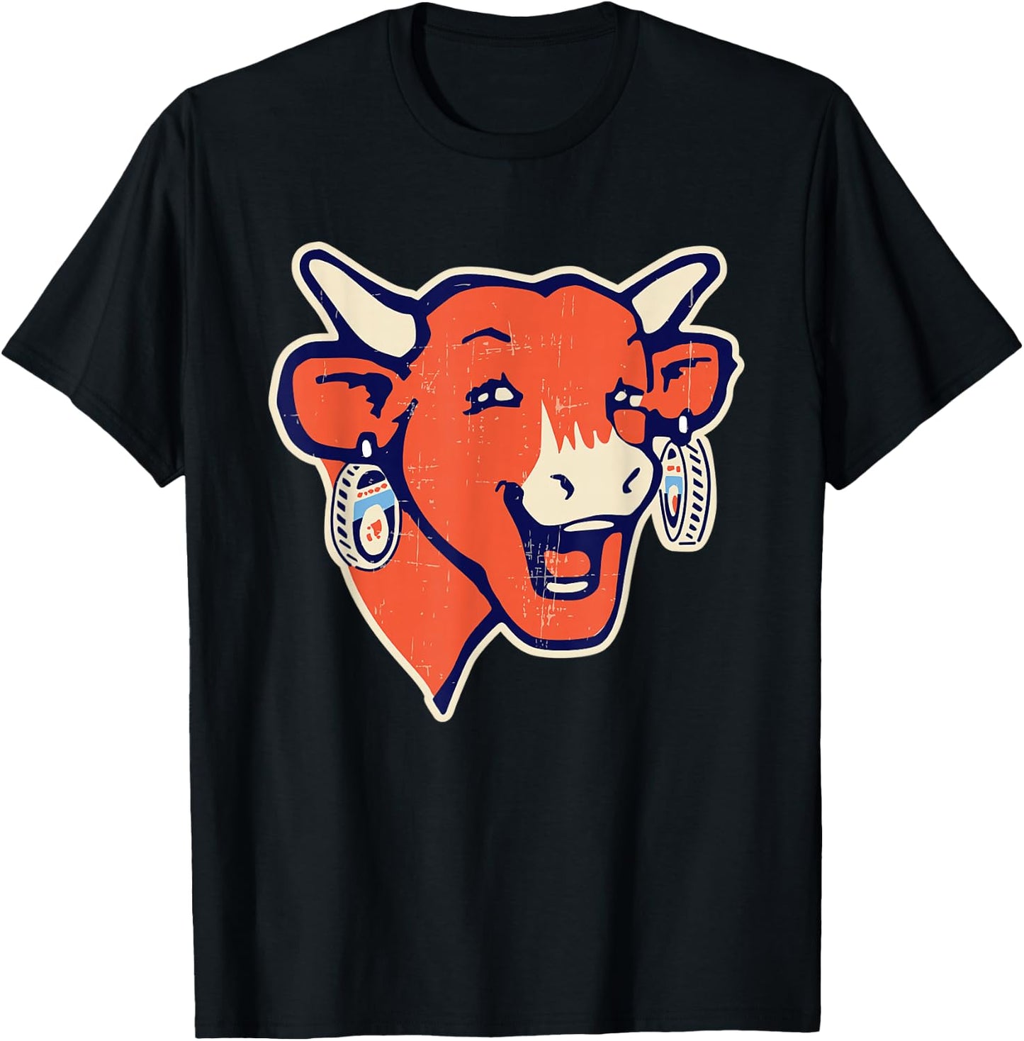 The Laughing Cow Modern Logo T-Shirt - T-Shirt | Black