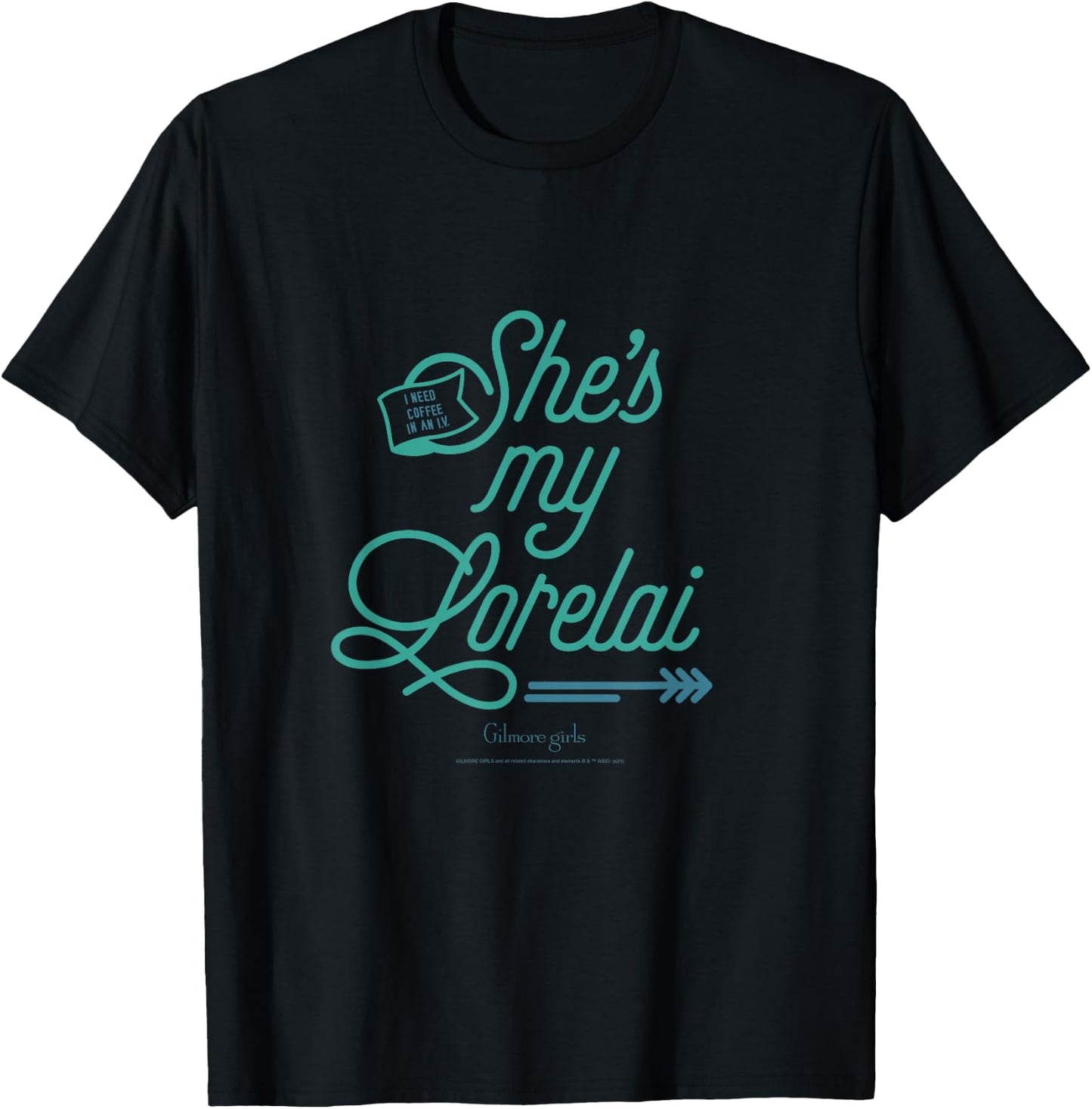 Gilmore Girls She's My Lorelai Retro Lettering TV Show T-Shirt - T-Shirt | Black