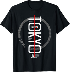 Tokyo DIV , black T-Shirt - T-Shirt | Black