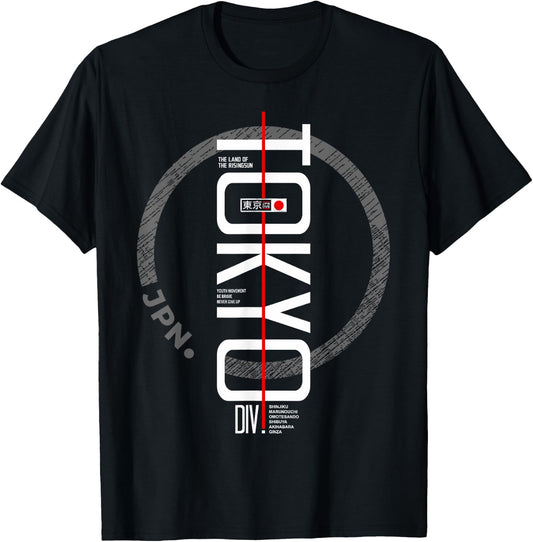 Tokyo DIV , black T-Shirt - T-Shirt | Black