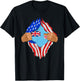Fijian Blood Inside Me | Fiji Flag Gift T-Shirt - T-Shirt | Black