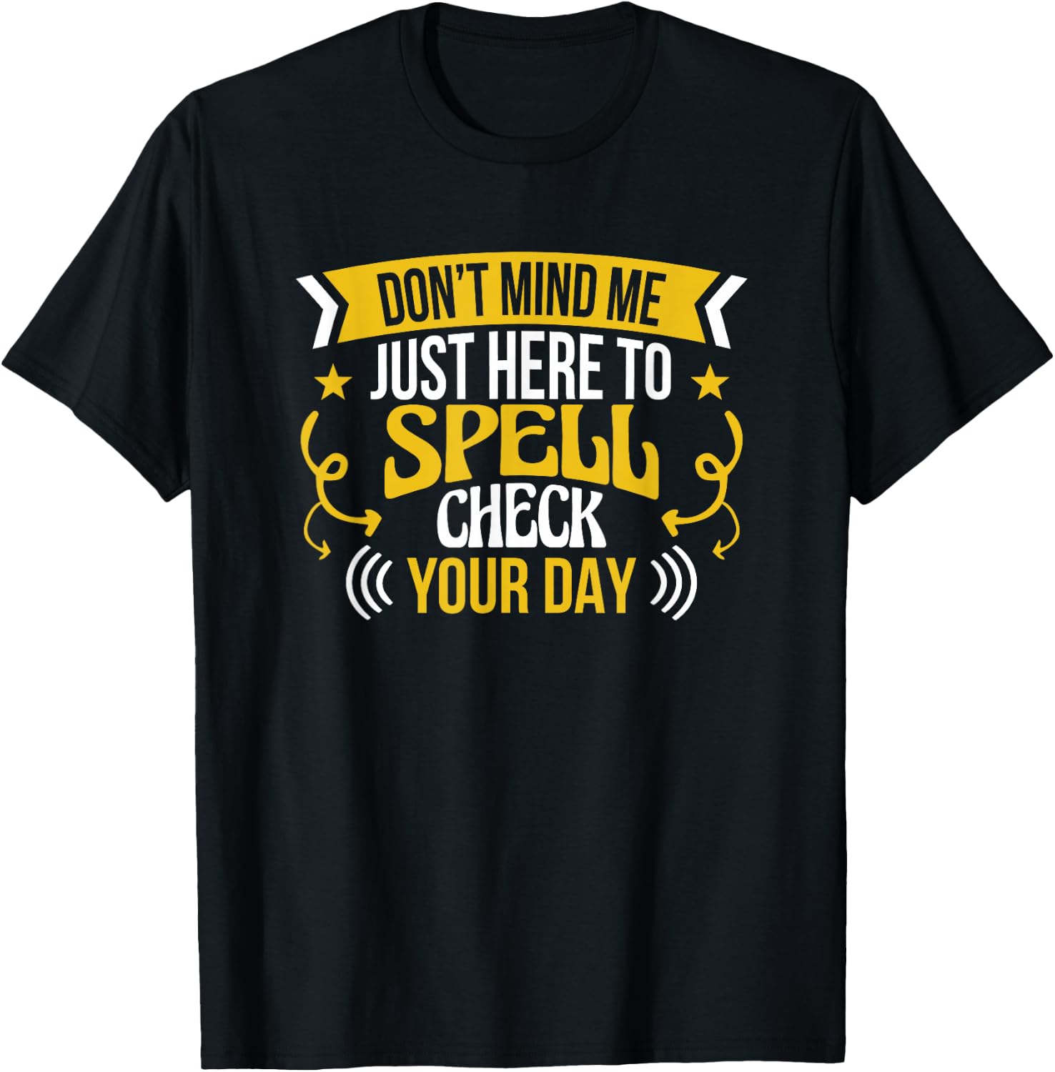 Spelling Bee School Competition Speller Funny Spelling Bee T-Shirt - T-Shirt | Black