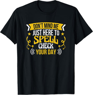 Spelling Bee School Competition Speller Funny Spelling Bee T-Shirt - T-Shirt | Black