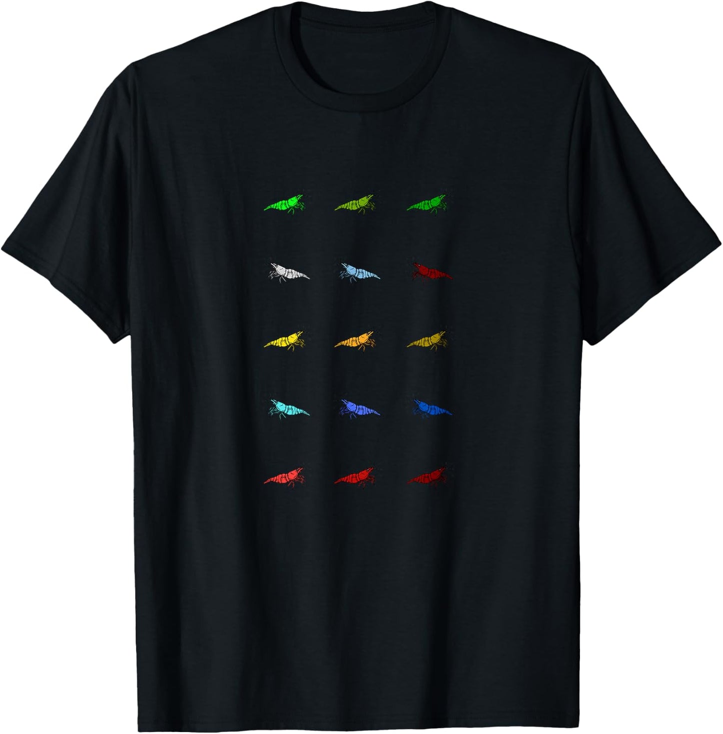 Cherry Shrimp Neocaridina Breeders Freshwater Shrimp Lovers T-Shirt - T-Shirt | Black