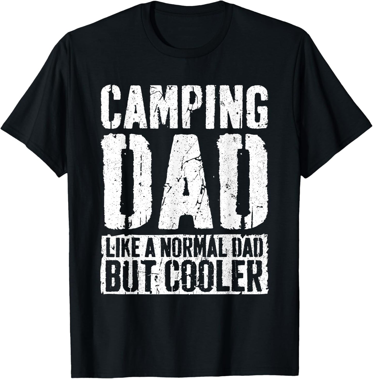 Camping Papa Shirt Herren Vatertag Camping Papa T-Shirt - T-Shirt | Black