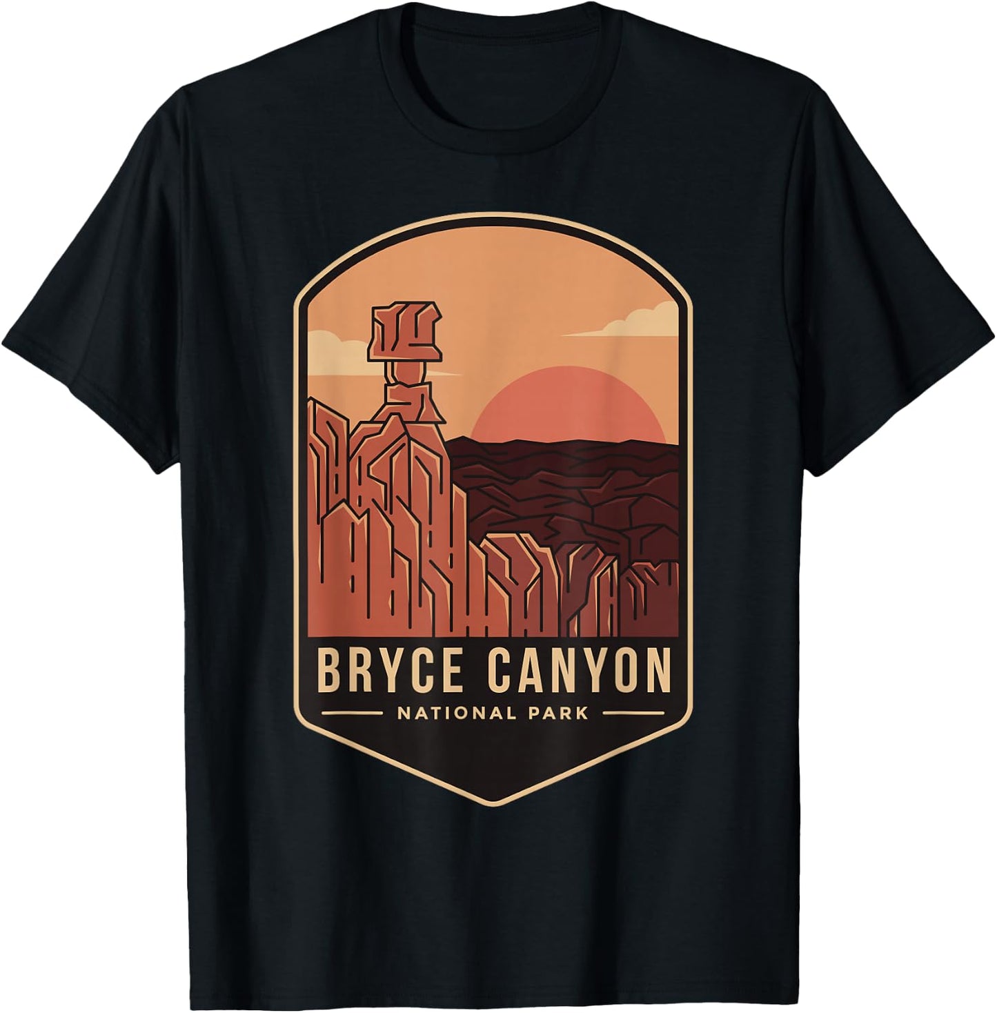 1928 Bryce Canyon National Park Utah T-Shirt - T-Shirt | Black