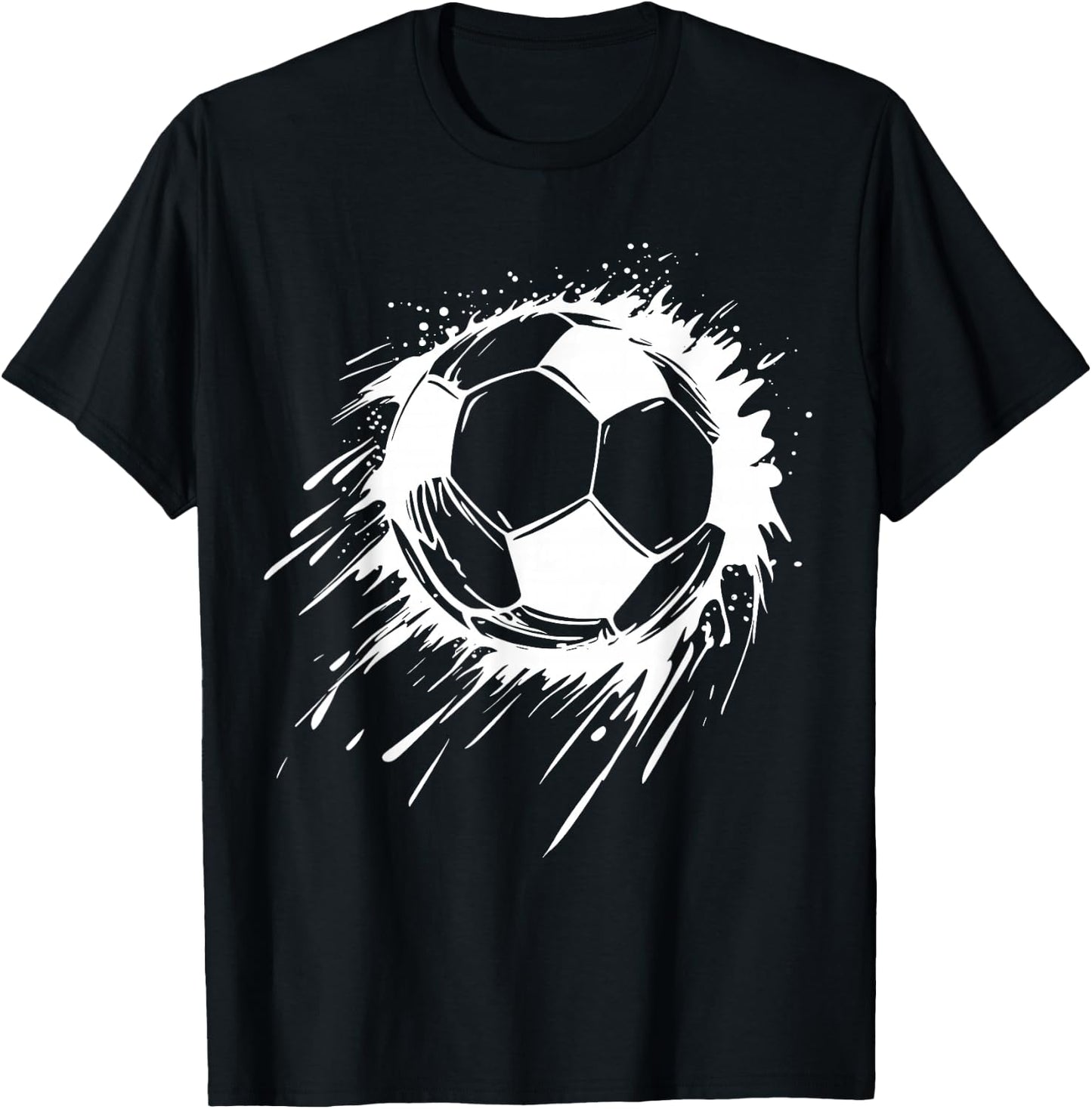 Retro Football Player Football Lover Cool Football , black T-Shirt - T-Shirt | Black