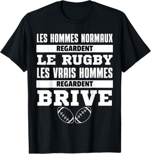 Supporter Rugby Brive Gift Humour T-Shirt - T-Shirt | Black