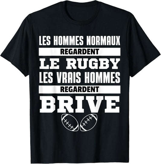Supporter Rugby Brive Gift Humour T-Shirt - T-Shirt | Black