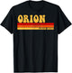 ORION Name Personalized Idea Men Retro Vintage ORION T-Shirt - T-Shirt | Black