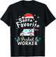 Postal Worker Christmas Mail Truck Funny Mailman Gift T-Shirt - T-Shirt | Black