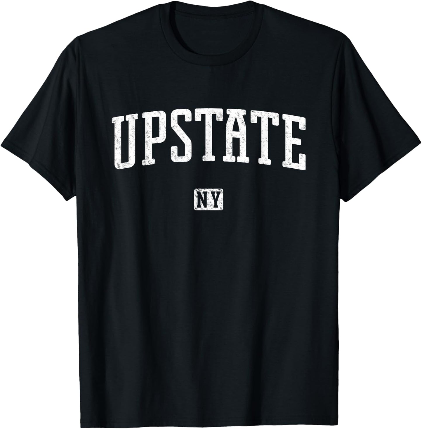 Upstate New York Vintage T-Shirt - T-Shirt | Black