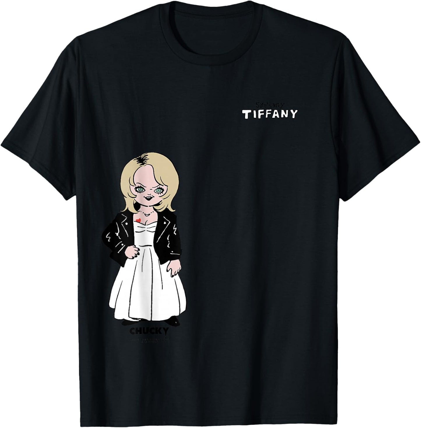 Chucky She's My Tiffany Couple T-Shirt - T-Shirt | Black