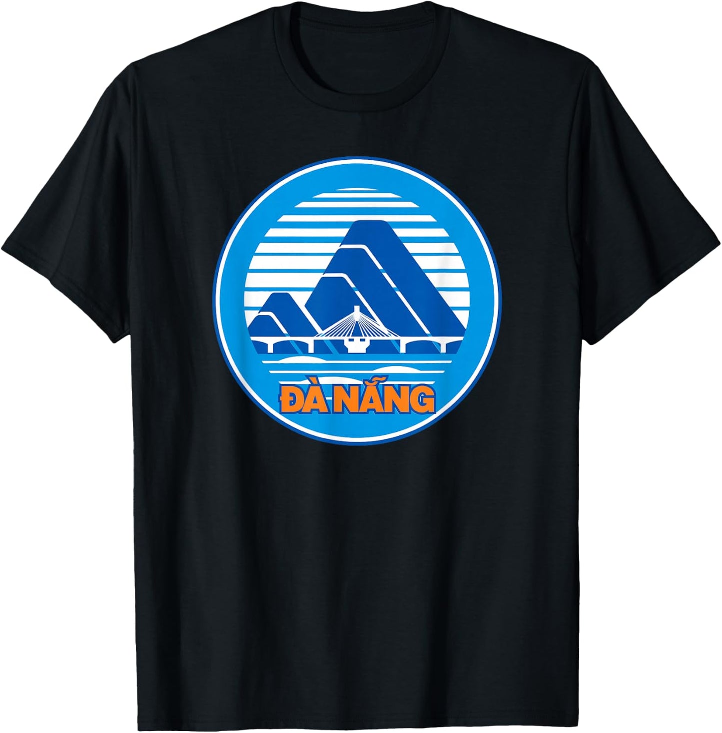 DA Nang DANANG Vietnam City Emblem Seal T-Shirt - T-Shirt | Black
