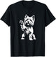 Cute Cairn Terrier Heart Dog Graphic Design T-Shirt - T-Shirt | Black