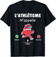 Funny Gift Running Humour Man "Athletics Calls" , Black, S T-Shirt - T-Shirt | Black