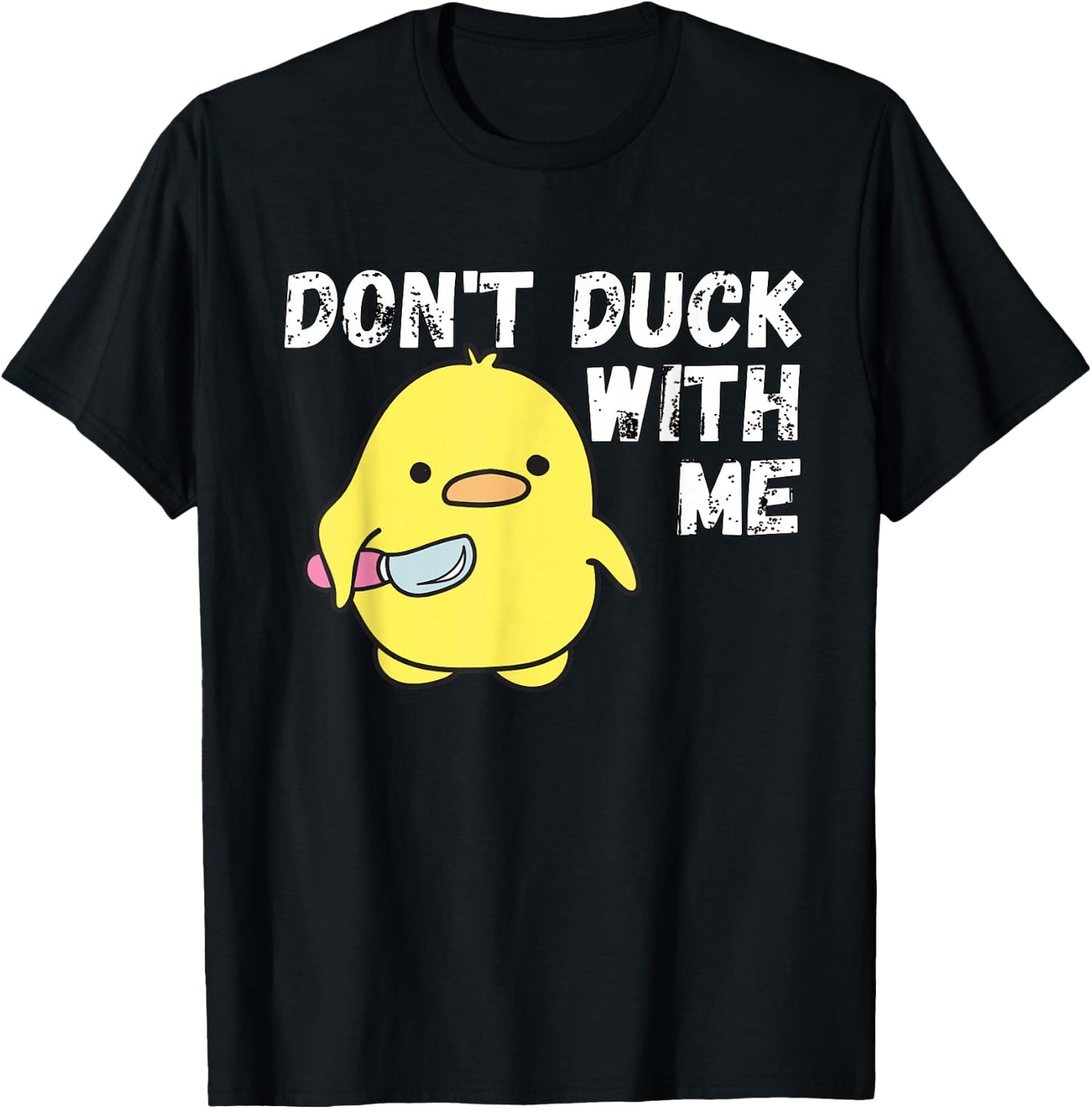 Dont Duck With Me | Rubber Duck Stuff Apparel T-Shirt - T-Shirt | Black