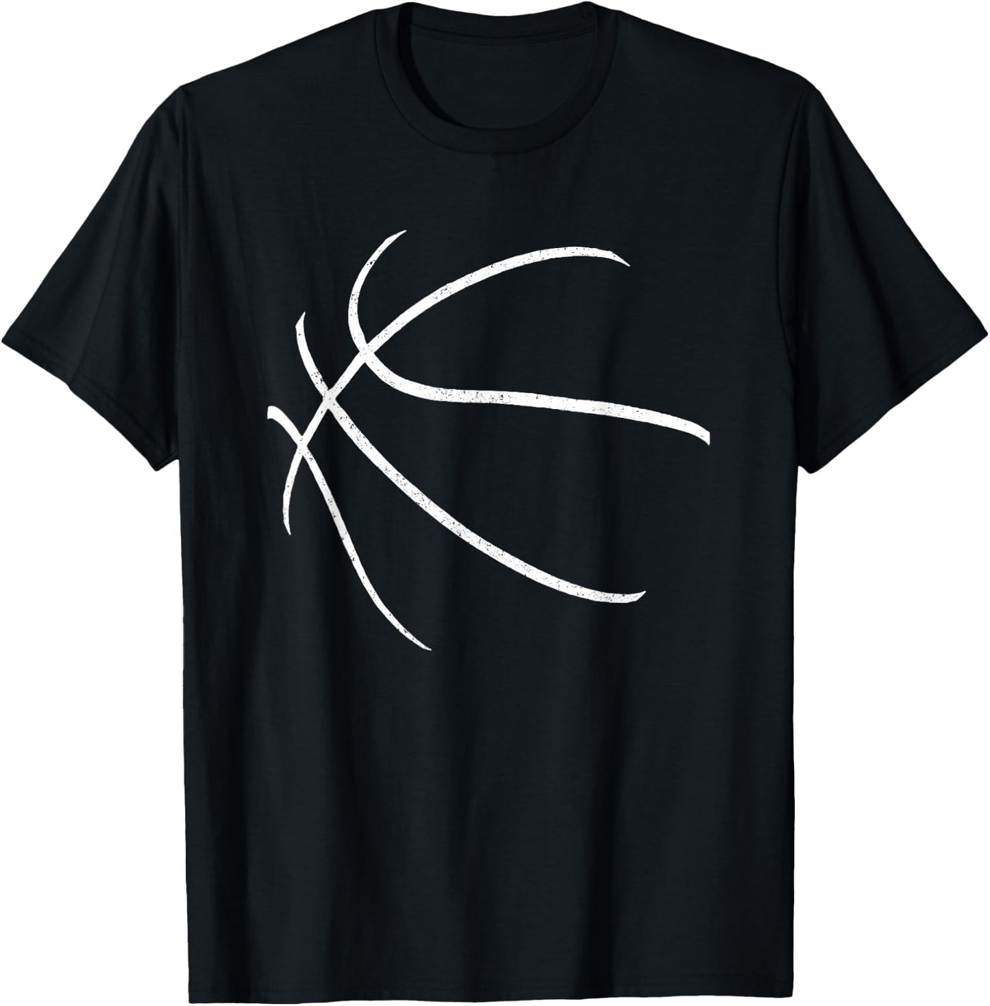 Basketball Silhouette Bball Player Coach Sports Baller Gift T-Shirt - T-Shirt | Black
