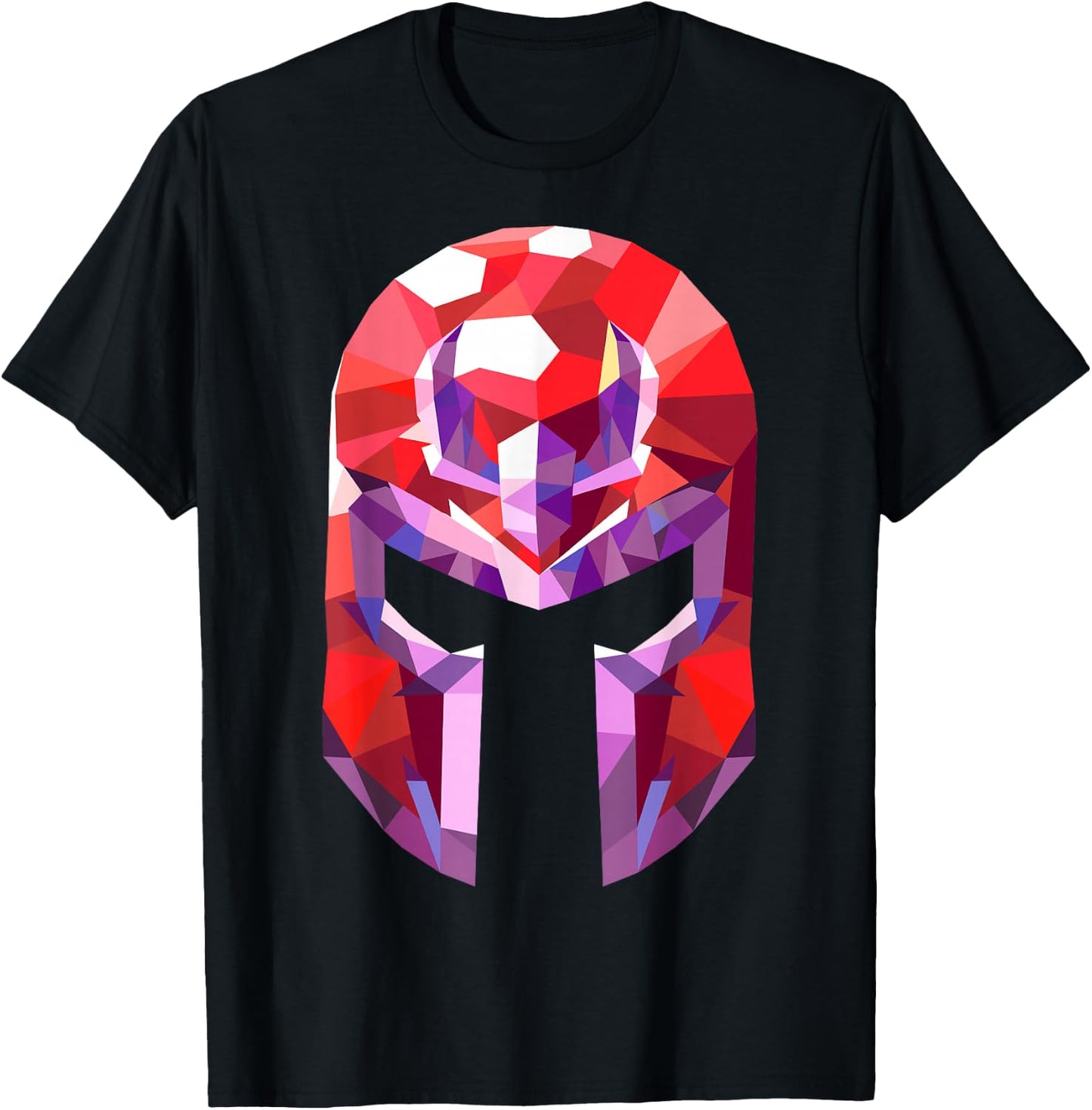 Marvel X-Men Magneto Geometric Prism Helmet Graphic T-Shirt - T-Shirt | Black