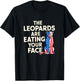 Leopards Eating Your Face Voter Regret Consequences Funny T-Shirt - T-Shirt | Black