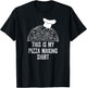 Vintage This Is My Pizza Making Shirt Funny Pizza Chef Gifts T-Shirt - T-Shirt | Black