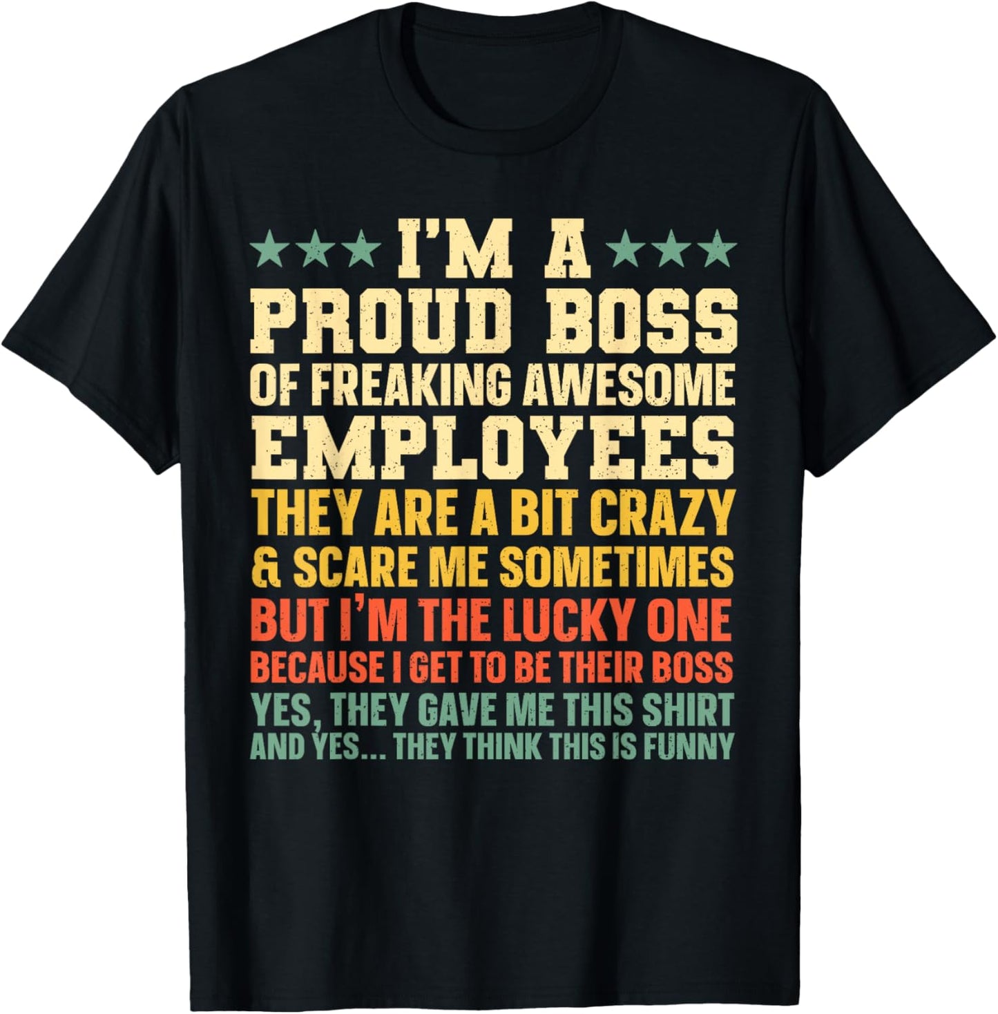 Funny Boss Art Women Dad Mom Boss Appreciation Day T-Shirt - T-Shirt | Black