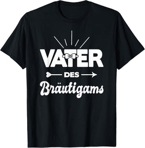 Vater Des Bräutigams Hochzeit Heirat Kostüm Polterabend T-Shirt - T-Shirt | Black