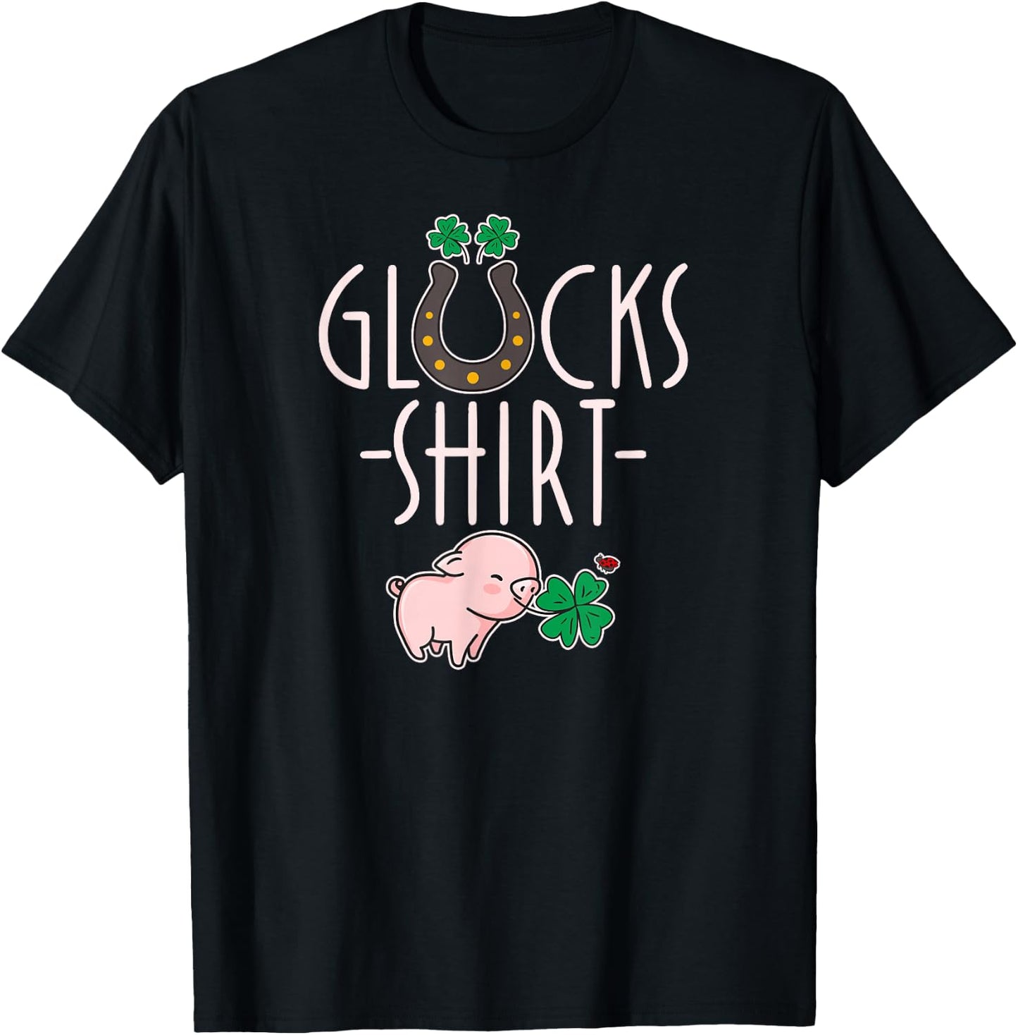 Lucky Shirt – Lucky Charm Exam Graduation School Luck T-Shirt - T-Shirt | Black