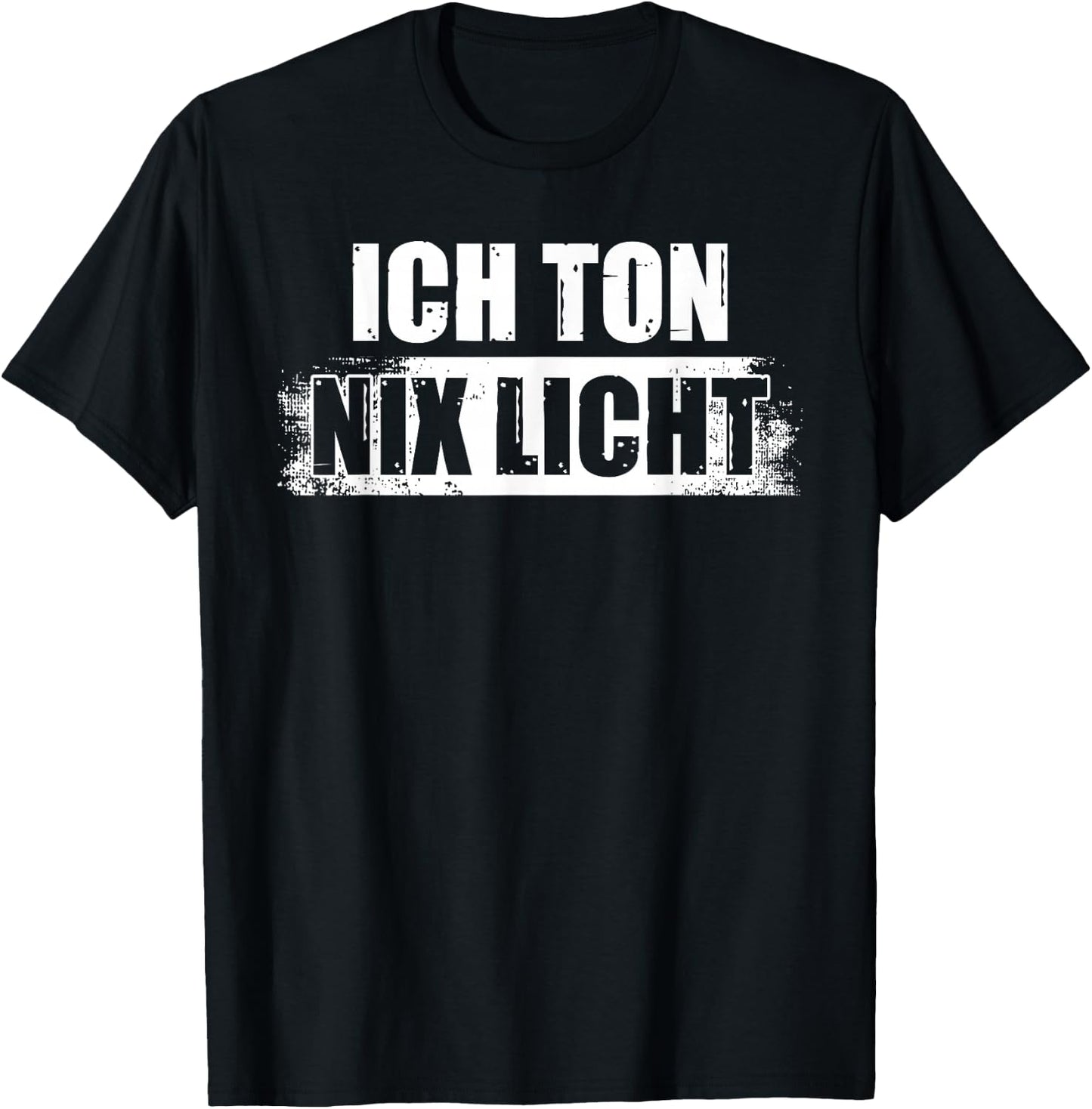 Ich Ton nix Licht Tonmeister Toningenieur Tontechniker T-Shirt - T-Shirt | Black