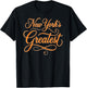 New York's Greatest Script T-Shirt - T-Shirt | Black