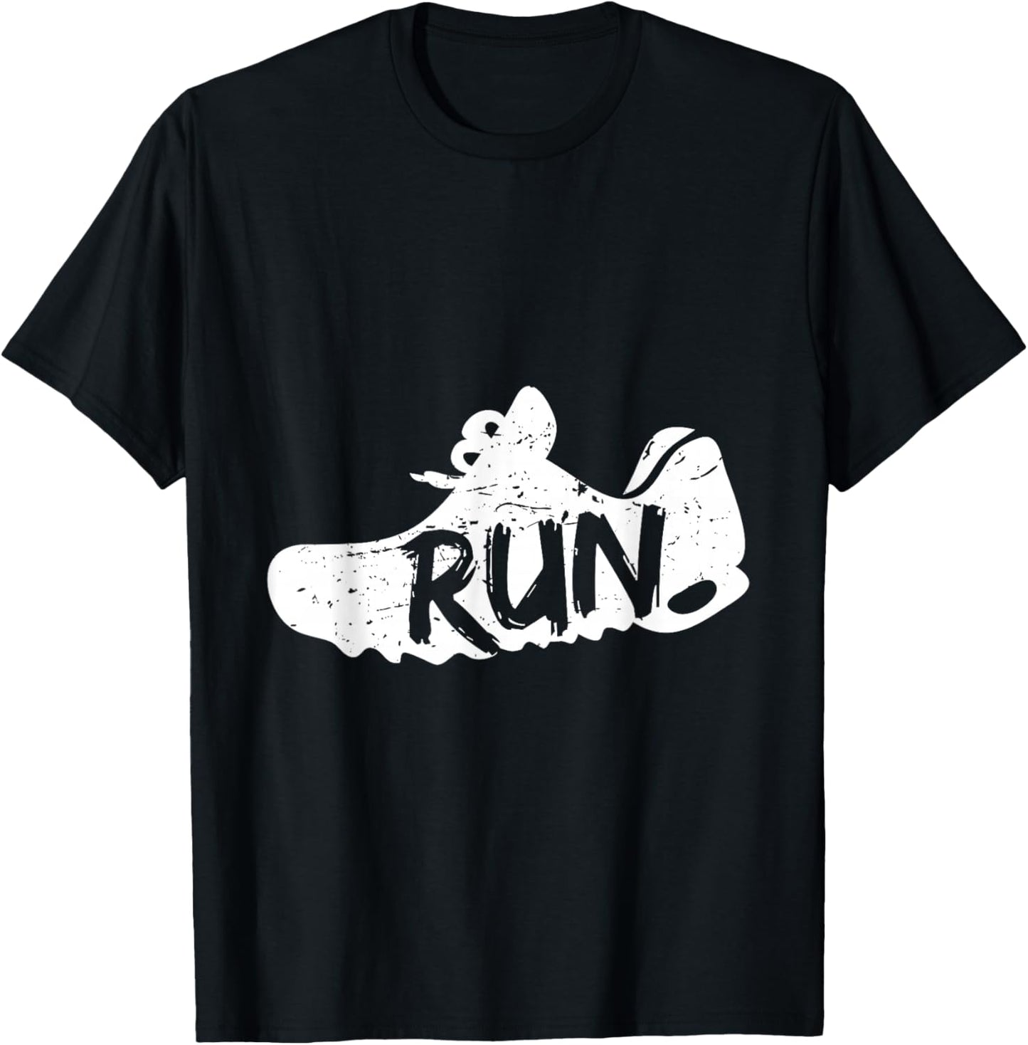 Sports Shoes Running Runner Gift Fun T-Shirt - T-Shirt | Black