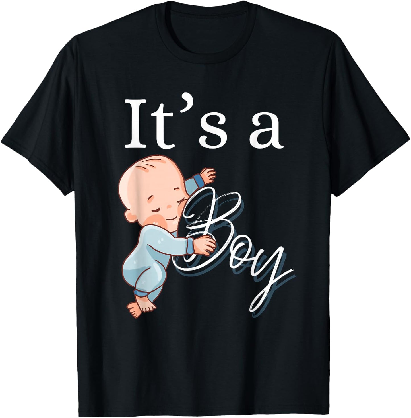 It's a boy 2024 , black T-Shirt - T-Shirt | Black