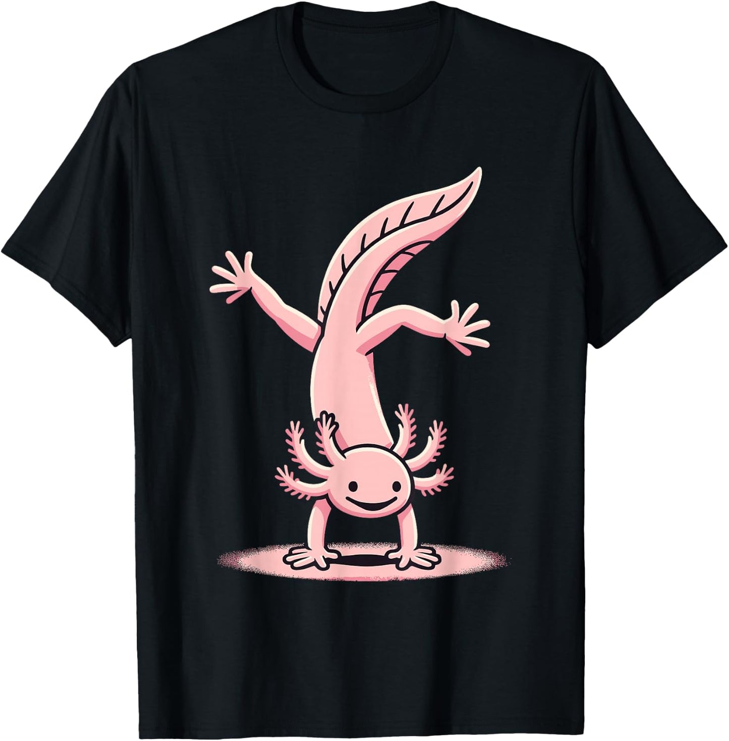Axolotl Acrobatics Cartwheel Acrobat for Gymnastics Lover T-Shirt - T-Shirt | Black