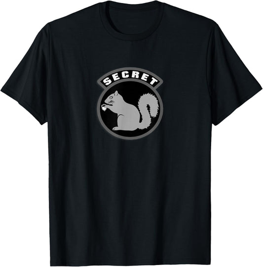 Secret Squirrel Military Intelligence USAF Patch T-Shirt - T-Shirt | Black