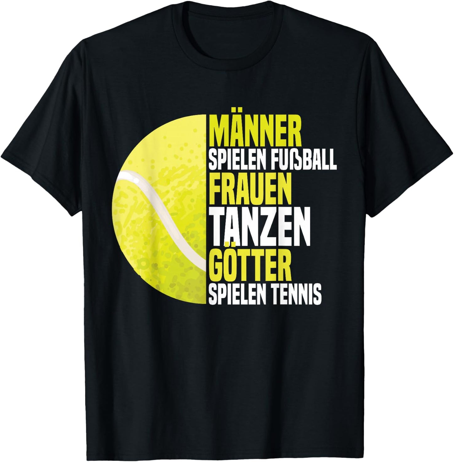 Lustiges Tennisplatz Tennisspieler Tennistrainer T-Shirt - T-Shirt | Black