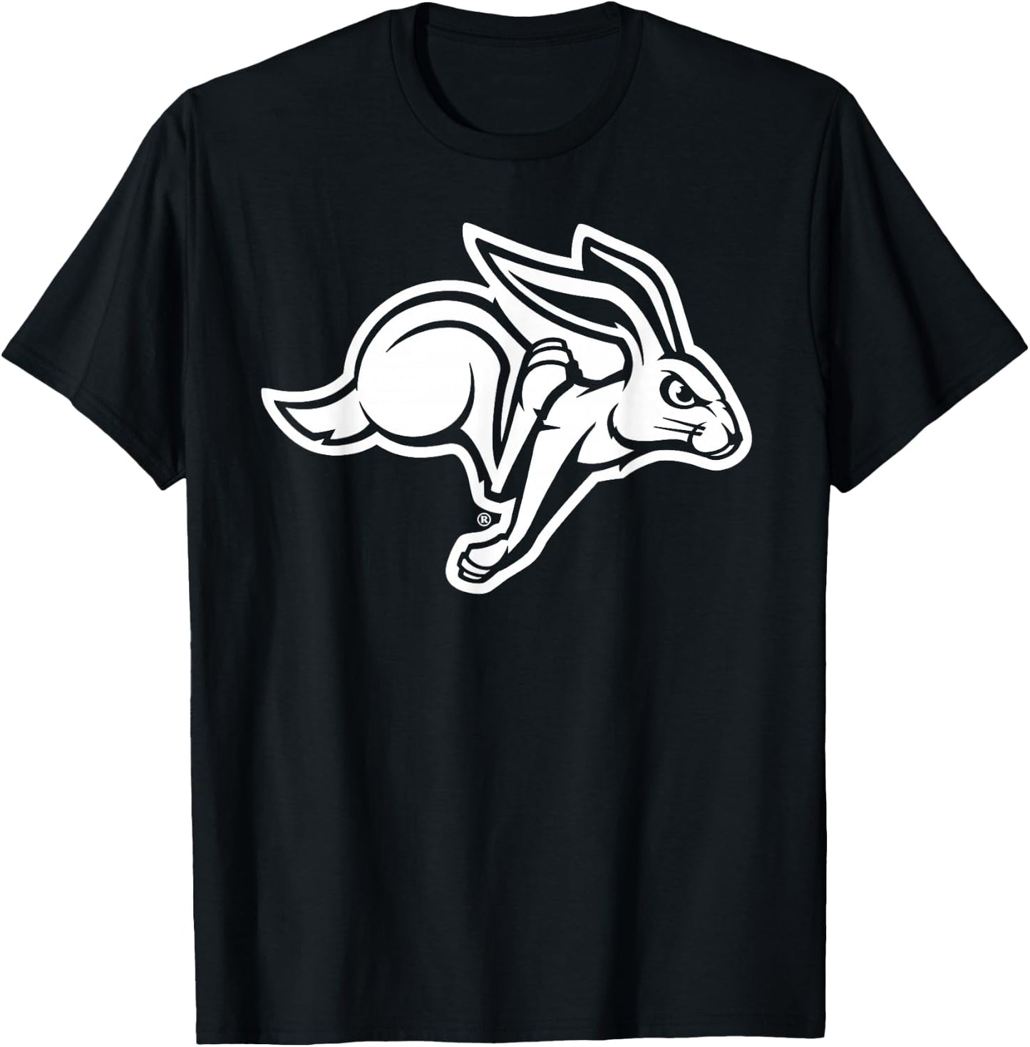 South Dakota State Jackrabbits Two Tone Black T-Shirt - T-Shirt | Black