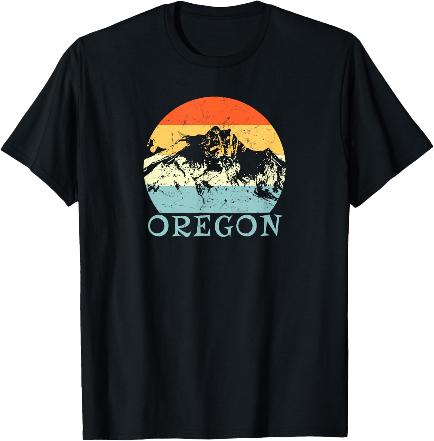 Oregon, The Beaver State with it's natural beauty. Oregon T-Shirt - T-Shirt | Black