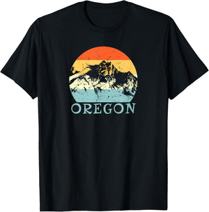 Oregon, The Beaver State with it's natural beauty. Oregon T-Shirt - T-Shirt | Black