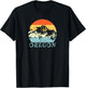 Oregon, The Beaver State with it's natural beauty. Oregon T-Shirt - T-Shirt | Black