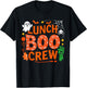 Lunch Lady Boo Crew Cafeteria Halloween Costume Matching T-Shirt - T-Shirt | Black